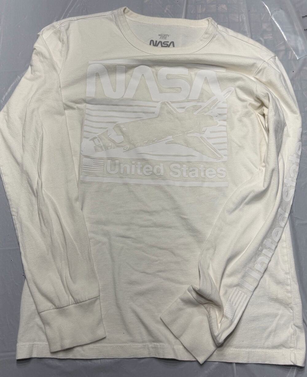 Mighty Fine NASA Longsleeve T-shirt Adult Small